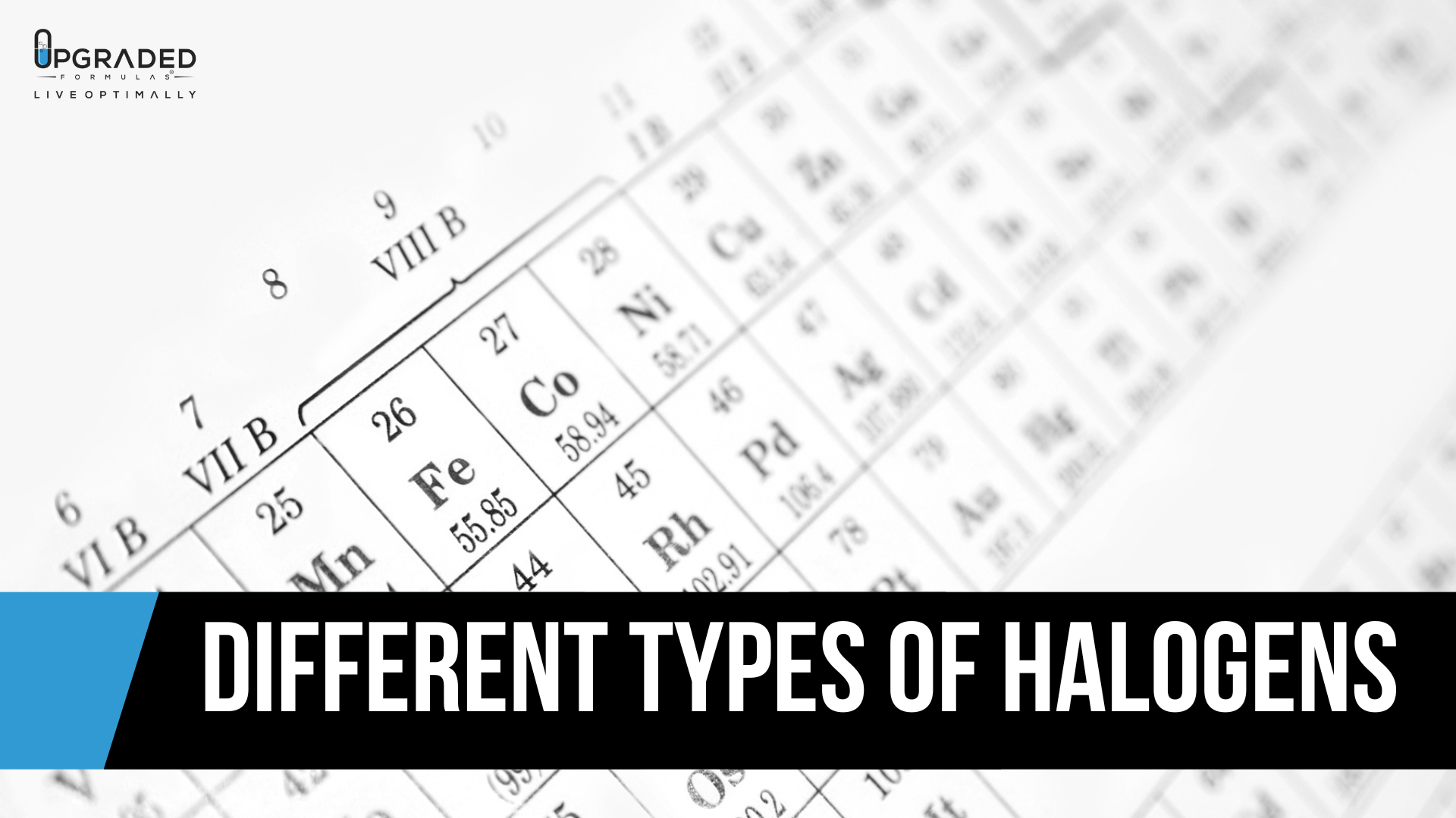 halogens types Upgraded Formulas