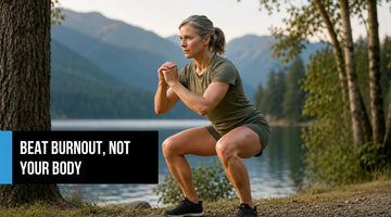 A woman exercising outdoors to show how paraxanthine supports the nervous system and prevents burnout.