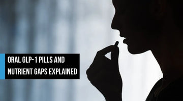 Person taking an oral GLP-1 pill.