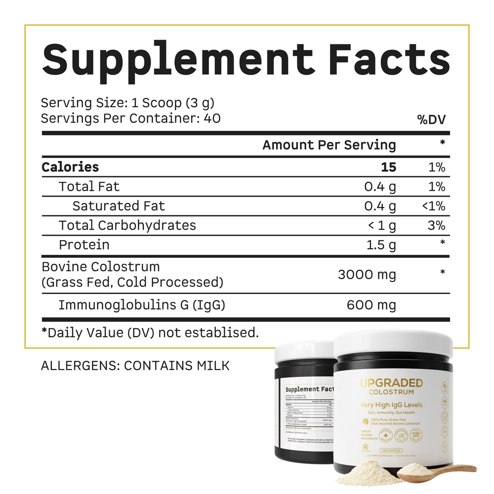 Upgraded GLP-1 Muscle Shield Supplement Facts