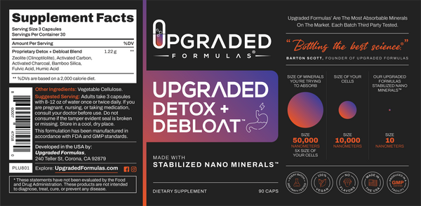 Upgraded Detox + Debloat Capsules (90 ct)