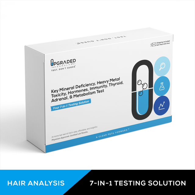 Mineral Deficiency, Heavy Metals, & Metabolism Analysis - Take your hair sample in 5 min or less (Free) - Upgraded Formulas®