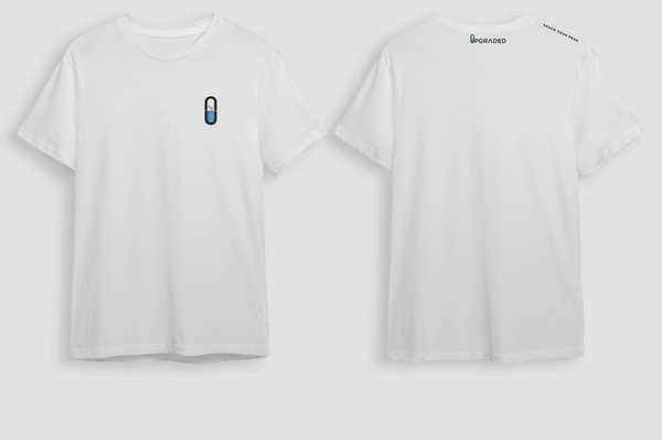 Unisex cotton T-shirt from Upgraded Formulas® with a simple design, featuring a comfortable fit and upgraded fabric quality.