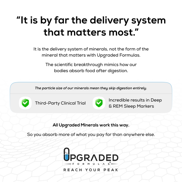 Upgraded Formulas® 8-Hour Sleep supplements in a 12 ct package, designed to improve sleep quality with natural ingredients.