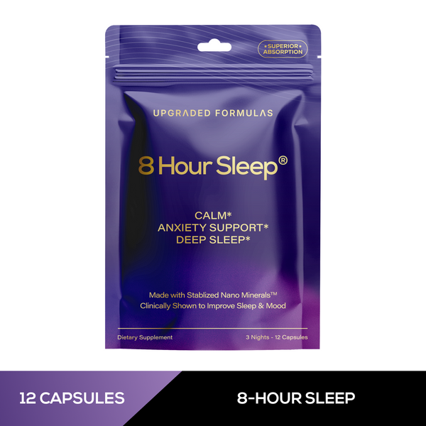 Upgraded 8-Hour Sleep: Clinically Shown To Improve Sleep (12 ct) - Upgraded Formulas®