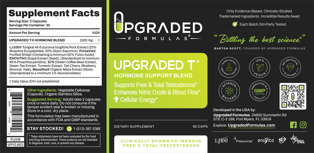 Upgraded T: Complete Hormone Support for Men and Women image 18