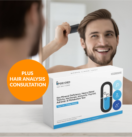 Upgraded formulas 7 in 1 test plus hair analysis consultation.