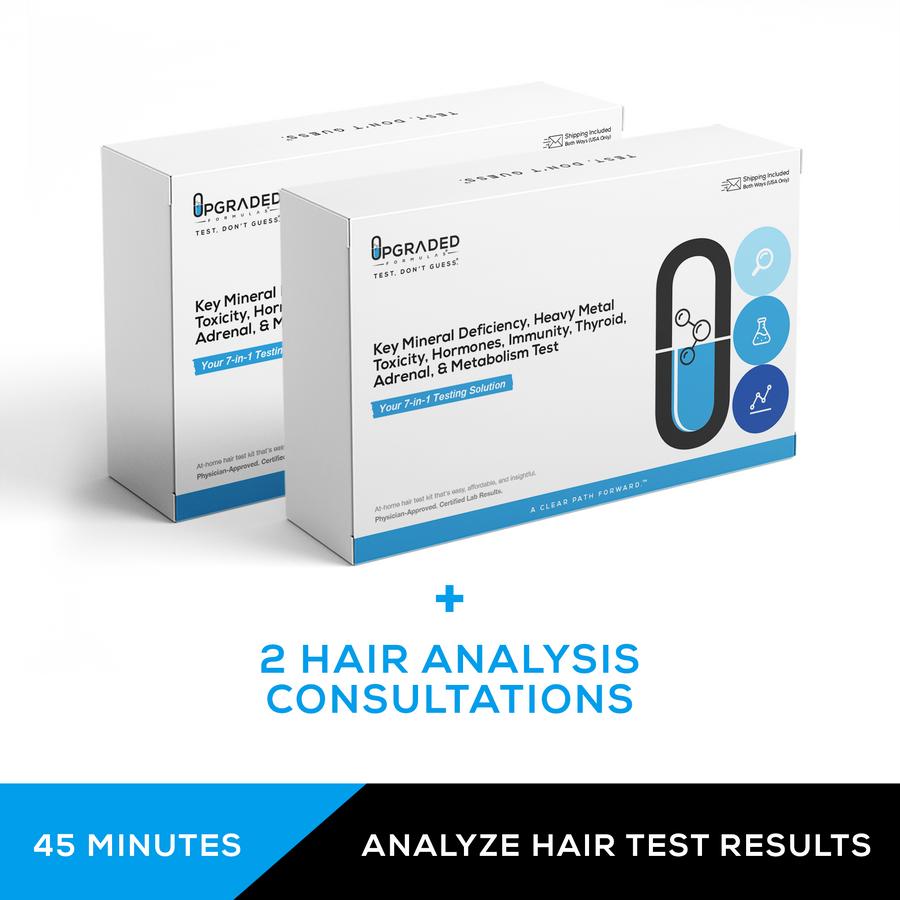 Hair Mineral Analysis Test Including Heavy Metals Upgraded Formulas®