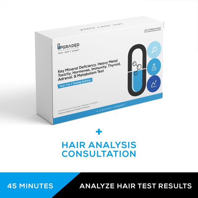 Mineral Deficiency, Heavy Metals, & Metabolism Analysis - Take your hair sample in 5 min or less (Free) - Upgraded Formulas®