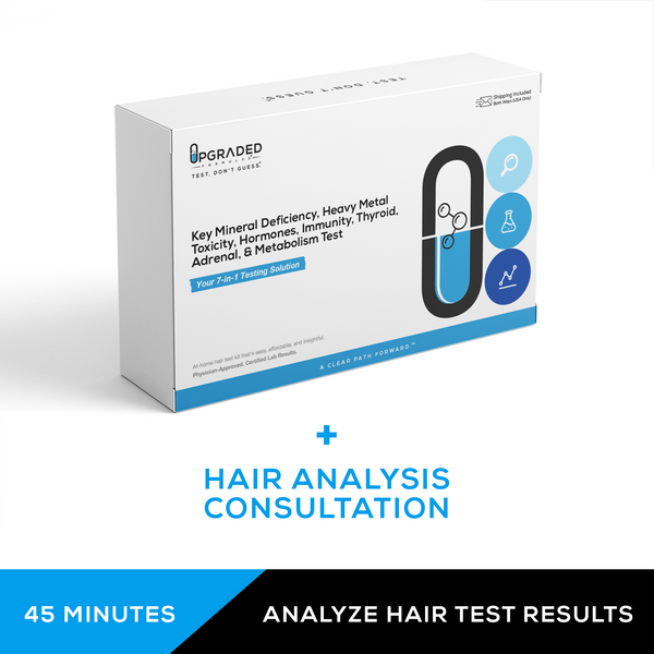 Hair Mineral Analysis Test Including Heavy Metals - Upgraded Formulas®