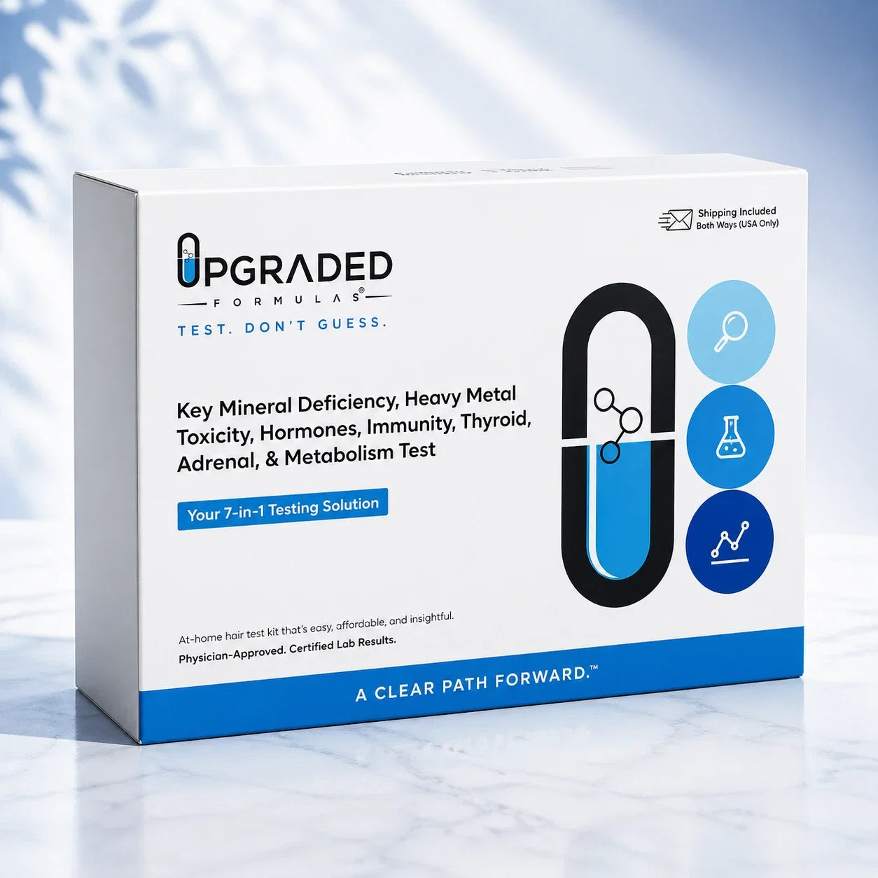 Upgraded Formulas At-Home Hair Analysis Test Kit