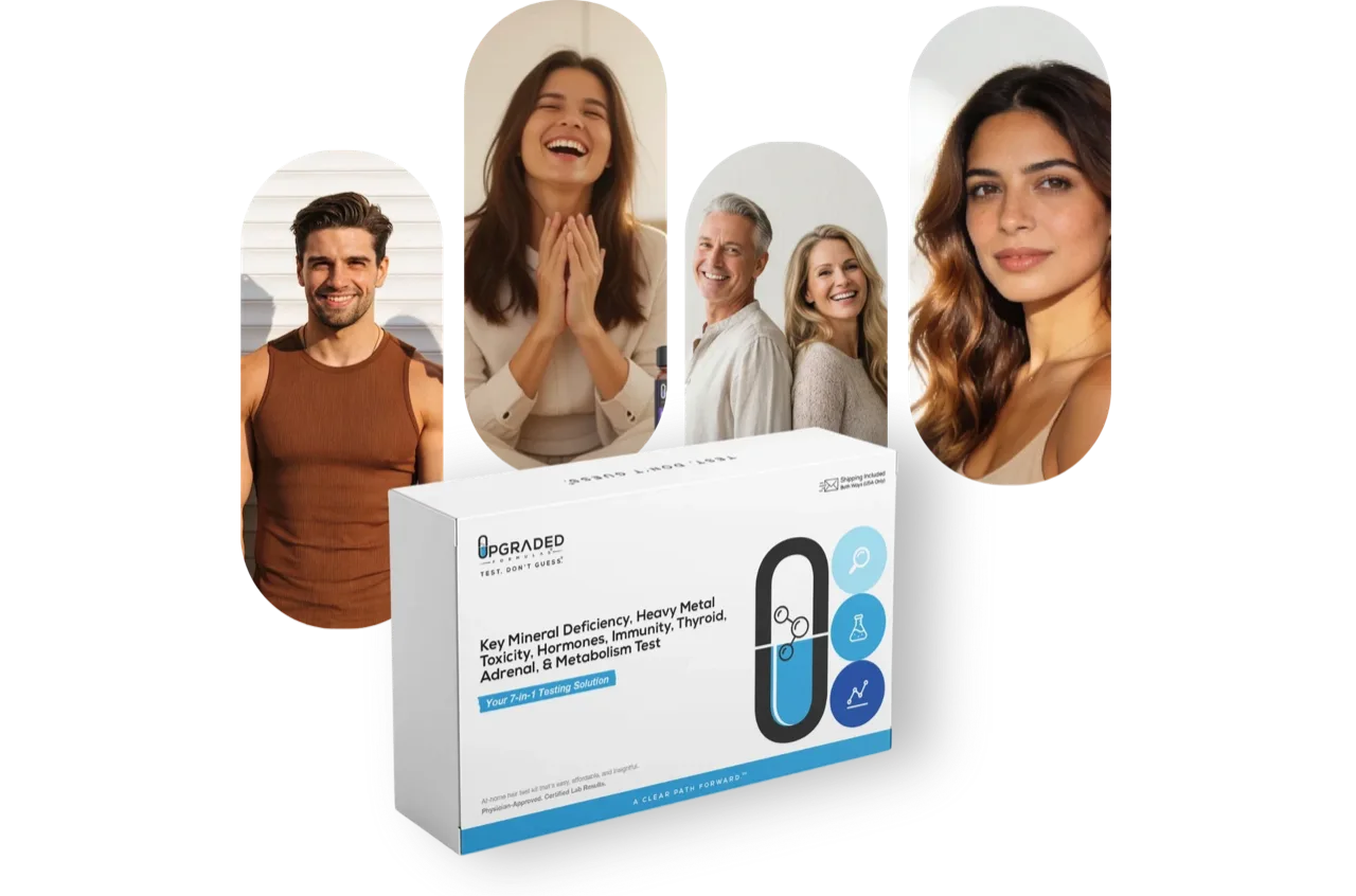 Upgraded Formulas hair test kit with happy customers